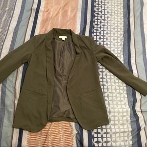Army green blazer